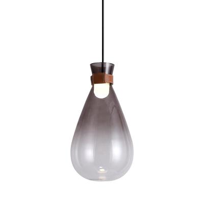 China Lamparas Italianas Modernas Residential Nordic LED Light Decoration Pendant Lamp Glass Suspended Lighting for Homes Chandelier Lampen for sale