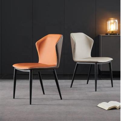 China Cooling Modern Minimalist Home Backrest Dining Chair Iron Dining Table Chair Light Luxury Nordic Restaurant Chairs for sale