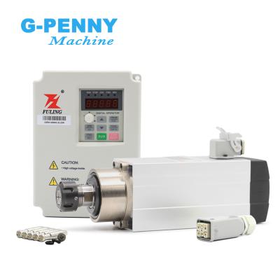 China Milling Newcomer! 0.01mm 2.2kw 220v and 2.2kw Inverter/VFD High Accuracy 0.01mm 2.2kw 220v Spindle ER25 Air Cooled Barings Ceramic Ball for sale