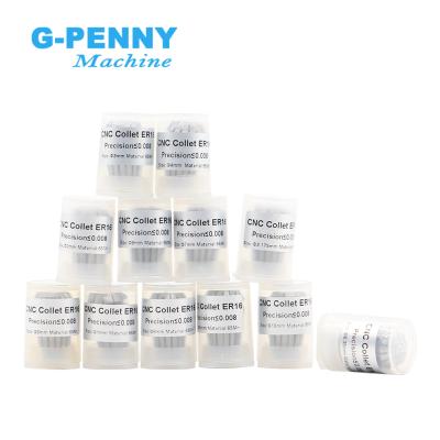 China G-PENNY ER16 MILLING CUTTER Spring Bushing Set CNC Lathe Tool Milling High Accuracy Milling Bushing Chucks 0.008mm for sale