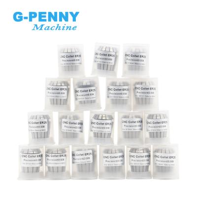 China G-PENNY ER25 MILLING CUTTER Spring Bushing Set CNC Lathe Tool High Accuracy Milling Milling Bushing Chucks 0.008mm for sale