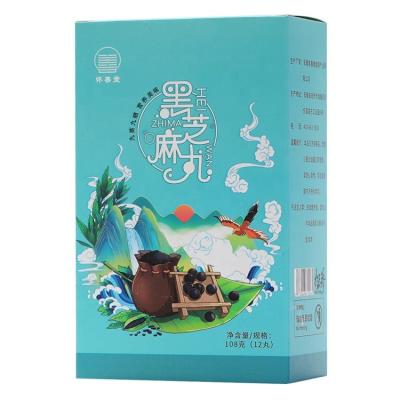 China Instant Cheap Chinese Organic Healthy Food Snacks Beauty Product Black Sesame Balls for sale