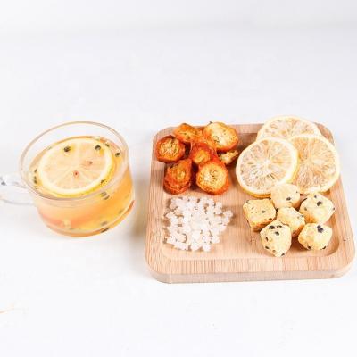 China High Quality Organic Kumquat Tea In Bags Good Tasty Drinks Lemon Passion Flower Edible Dried Fruit Mixed Tea Bag for sale