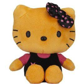 Chine jouets de peluche bourrés belle Hello Kitty par bande dessinée de 20cm orange pour la collection à vendre