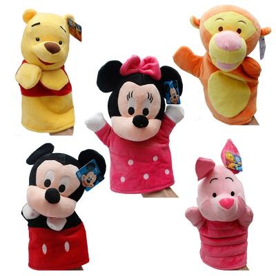 中国 ウィニーばかな Tigger のステッチの Eyore のプラシ天指のパペット黄色のピンクの青 販売のため