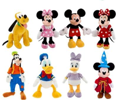 中国 元のディズニー古典的なMickey家族のプラシ天は22cmをもてあそびます 販売のため