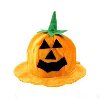 China La naranja embroma peluches lindos de los juguetes de la felpa de Halloween del sombrero de la calabaza en venta