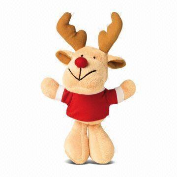 China La felpa preciosa de la Navidad del peluche de los alces del reno juega el tamaño del 15cm en venta