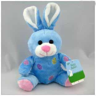 China Peluches personalizados juguete de la felpa del conejito de pascua de 8 pulgadas para los niños en venta