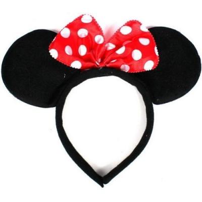 Cina Cappello della fascia di Disney - accessorio del costume delle orecchie di Minnie Mouse della peluche con l'arco per il partito in vendita