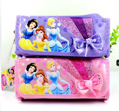 Cina Principessa Plush Pencil Bag di rosa/porpora Disney con la chiusura lampo per i regali di promozione in vendita