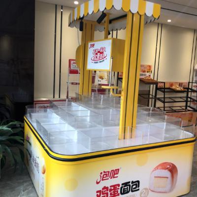 China ODM Modern Food Display Rack For Super Market for sale