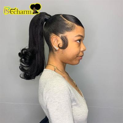 China Straight Brazilian Glueless 360 Lace Frontal Wig, Hot Sale Pre Plucked Lace Front Wig, Glueless Hair 5x5 Lace Closure Hair Wig for sale