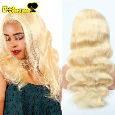 China Hot Sale Straight Full Lace Wig Deepwave 613, 613 Full 34 Lace Front Human Hair Wig, Indian Virgin Hair 1b/613 Inch Human Curly Curly Wig for sale