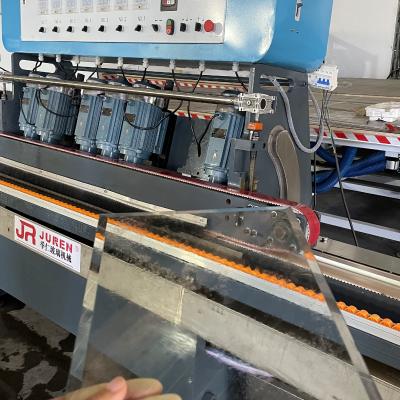 China Hotels Mini Horizontal Glass Beveling Machine Machinery For Beveling Glass Bevel Edge Polishing Cheap Price for sale