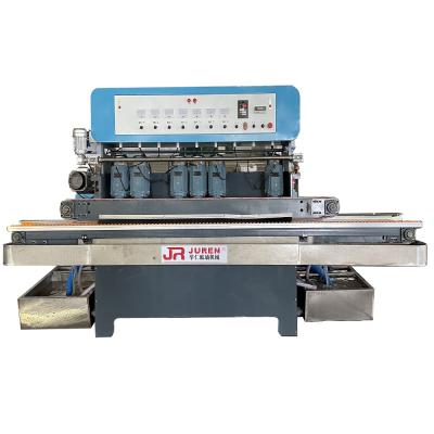 China Cheap 7 Motors Hotels Small Cnc Straight Line Machine Horizontal Glass Mirror Glass Grinding Polishing Machines for sale