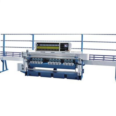 China Automatic Hotels Glass Straight Line Polishing Beveling Machine for sale