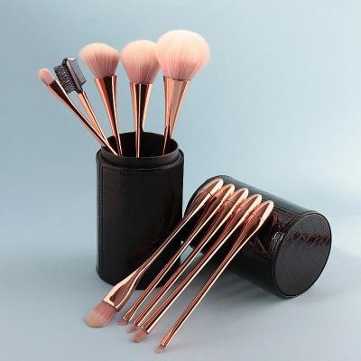 China Non-listing Makeup Brush 10PCS Foundation Makeup Brush Tumbler Makeup Brush Tumbler Squash Base Eye Makeup Brush for sale