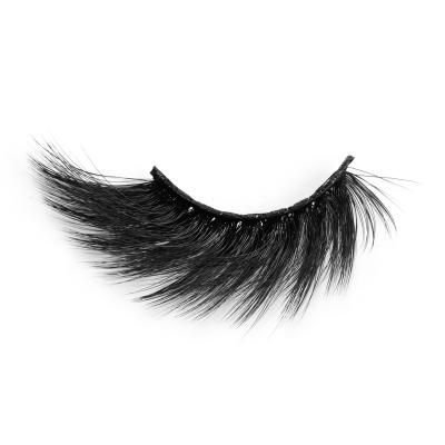 China Colorful Black False Eyelashes Very Exaggerated Long Thick Black Eye Lashes Daily Extension And Party Makeup Tools for sale