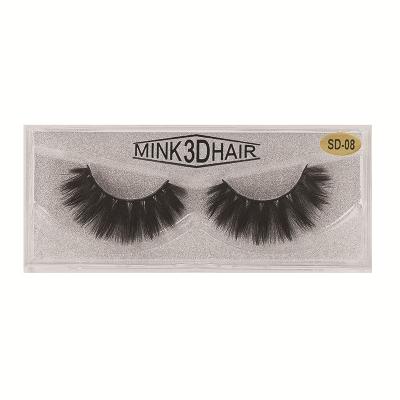 China 1 Pair 3D Mink Lashes Cruelty Natural Soft Free Makeup False Eyelashes Dramatic Fluffy False Eyelashes Whips Faux Thick Eyelashes for sale