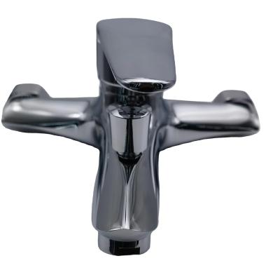 China Other Water Droplet Triplet Lever Bathtub Mixer Bathroom Faucet Single Handle for sale