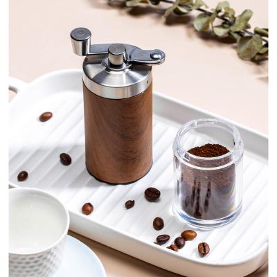 China RV Amazon Hot Sale Commerical Coffee Bean Grinder Ceramic Stainless Steel Operated Manual Coffee Grinder Hand Crank for sale