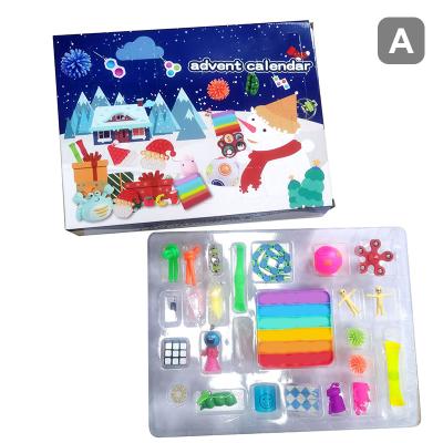 China 2021 New Arrival Snap Button Halloween Rainbow Toys Pumpkin Push Bubble Jumping Toys Stirred Advent Calendar Halloween for sale