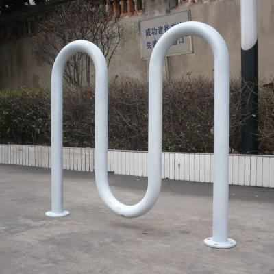 China Wave Bicycle Display Rack Suction Cup Outdoor Used Bicycle Stand Bicycle Rack For Bike Parking for sale