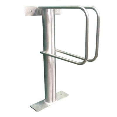 China Adjustable P-Style Bike Floor Stand Outdoor Rack Powder Coated Mount Bike Rack for sale