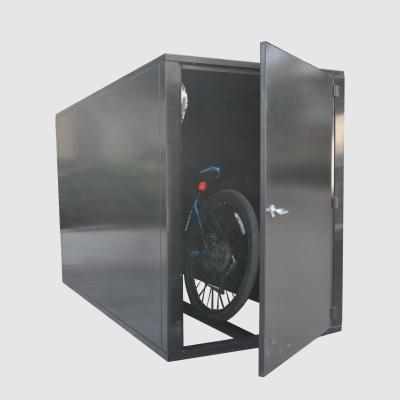 China Newest Modern Hot Selling High Quality Steel Outdoor Bike Storage Cabinet Shed Box for sale