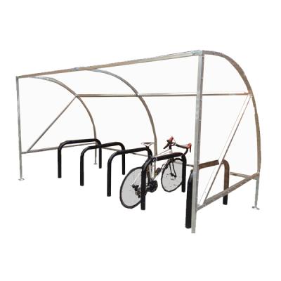 China Bike China factory carbon steel parking canopy outdoor garage bike storage rack shed moq 1 for bike parking cover for sale