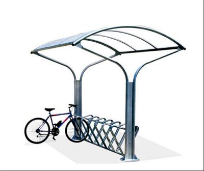 China Outdoor Bike Parking Bike Storage Parking Shelter With Sturdy Construction for sale