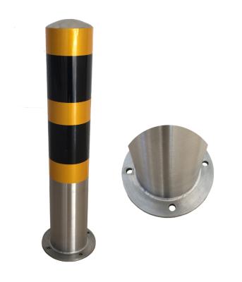 China High Quality Stainless Steel Street Furniture Outdoor Traffic Stainless Hydraulic Retractable Bollard For Road for sale