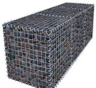 China Simple Installation Welded Gabion Box Retaining Wall / Galvanized Welded Gabion Basket for sale