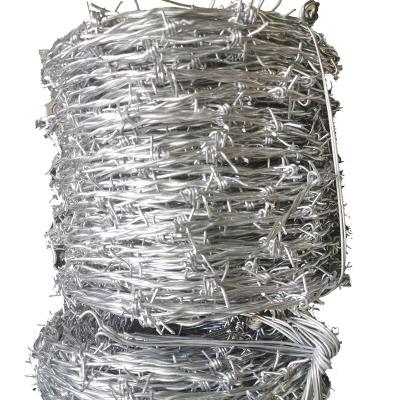 China Protective construction galvanized barbed wire used for military protection and security for sale