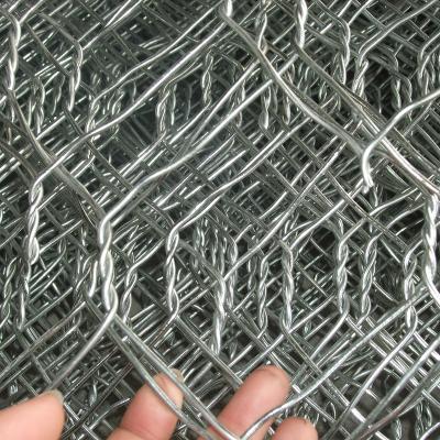 China Fence Mesh Galfan Coated / Galvanized Woven Hexagonal Gabion Box 3x1x1m For River Protection for sale