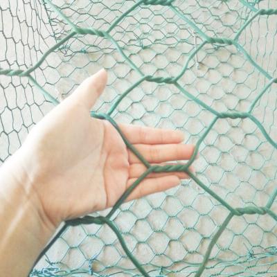 China Cheap Price 2 x 1 x 1m Gabions PVC 8x10cm Coated / Galvanized Woven Hexagonal Gabion Basket / Gabion Box for sale