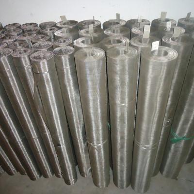 China Cheap Price 400 Micron 304 Stainless Steel 316l Woven Wire Screen Plain Weave Mesh For Filter for sale