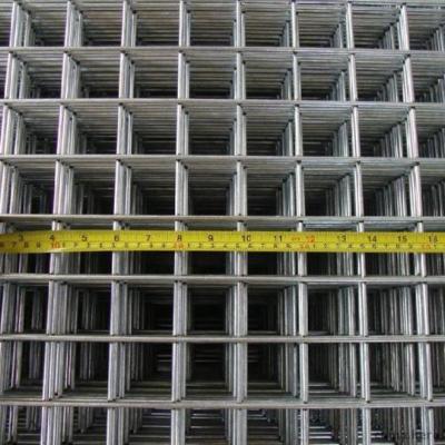 China Galvanized Steel Plain Weave Reinforcement Wire Mesh 4x4 5x5 Welded Wire Mesh Panels For Construction Reinforce for sale