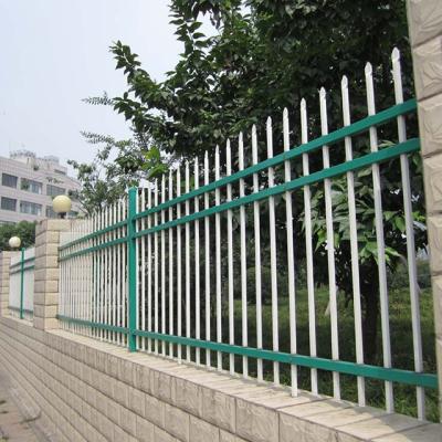 China Factory Competitive Price Easily Assembled European Style 4 - Rail High Ornamental Wrought Iron Outdoor Fence for sale