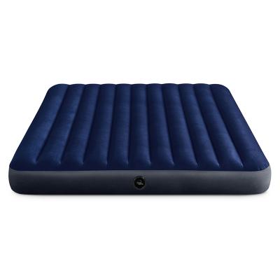 China INTEX 64755 Dura-Beam King Series Modern Classic Air Bed Furniture Fluffy PVC Inflatable Air Mattress With Flocking for sale