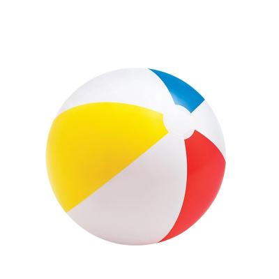 China PVC INTEX 59020 PVC Inflatable wholesale Glossy Panel Beach Ball Inflatable Kids Summer Beach Toys for sale