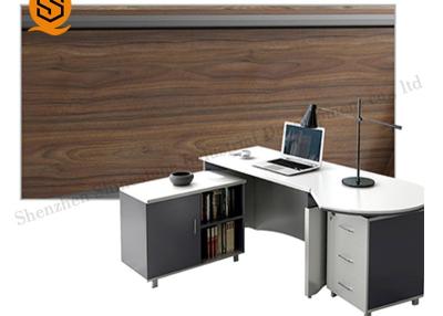 Cina CEO polacco Director Office Desk del capo di Matt Solid Surface Office Furniture in vendita