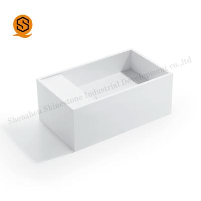 China Longitud superficial sólida de acrílico no porosa de Matte Finish Bathroom Basin Sink 540m m en venta