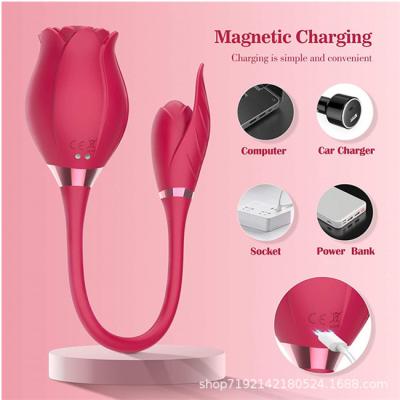 China 330mm Rose Shaped Clit Stimulator 10 Frequenzen Clit, die Rose Toy saugen zu verkaufen