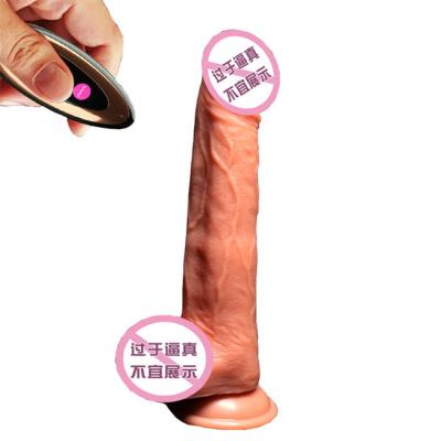 China Flüssiges Silikon-Penis-Saugnapf spannen G-Stellen-Vibratoren 40mm Dia Dual Density zu verkaufen