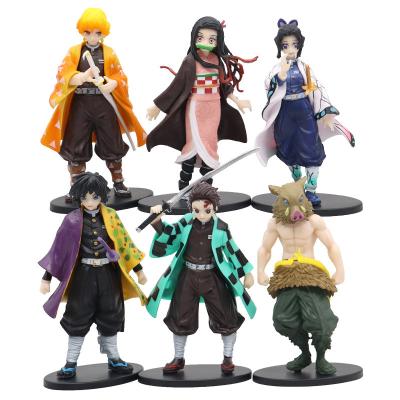 China Cartoon Toy CPC Anime Demon Slayer Character Model Decoration Collection Toy Blind Box Demon Slayer Action Number ODM Support for sale