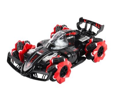 China New Four-wheel Drive Stunt Drift Off-Road Car App Controlled Jet Light Music Racing Children's Toys 2.4G Remote Control Car for sale