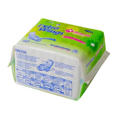 China Natural Women Sanitary Napkin Customized Lady Soft Touch Sanitary Pads for sale