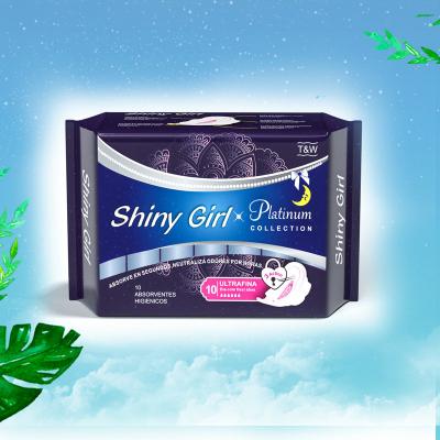 China Cotton Women Sanitary Napkin Winged Disposable Period Pads 50ml / 80ml Absorption for sale